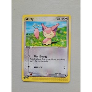 Top Popular Classic EX Ruby and Saphire Skitty 70/109 Common Pokemon Card